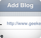 Ajouter blog WordPress iPhone