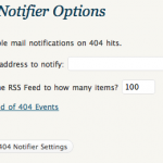 404 Notifier WordPress