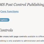 CMS Post Control WordPress